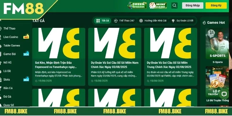 Nhà cái FM88 đưa tin rõ ràng, đầy đủ và chính xác 