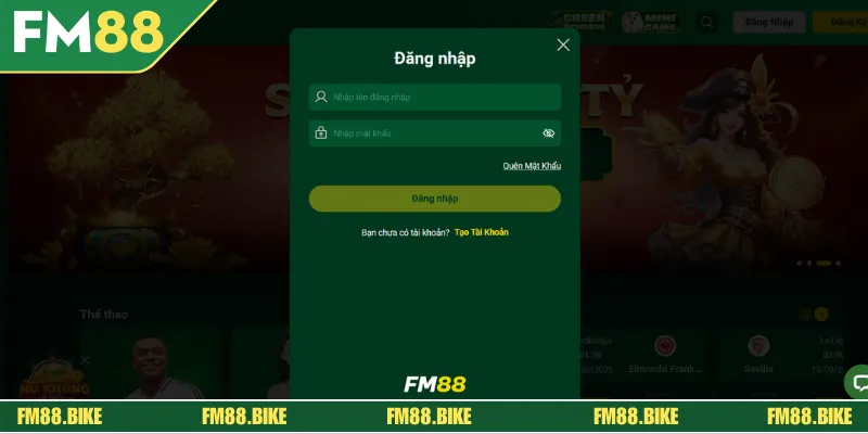 Quy trình từng bước đăng nhập FM88 trên ứng dụng trang cược
